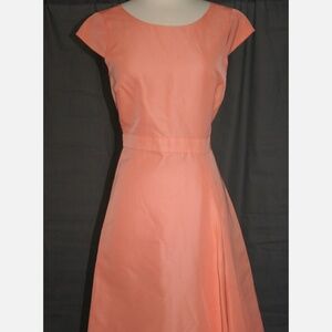 J.CREW JULIA DRESS IN CLASSIC FAILLE SIZE 2 LIGHT NECTAR